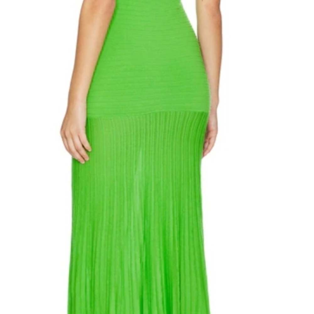 Line & Dot Arlo Tube Dress in Electric Green  New With Tags Sz Large - Picture 4 of 11